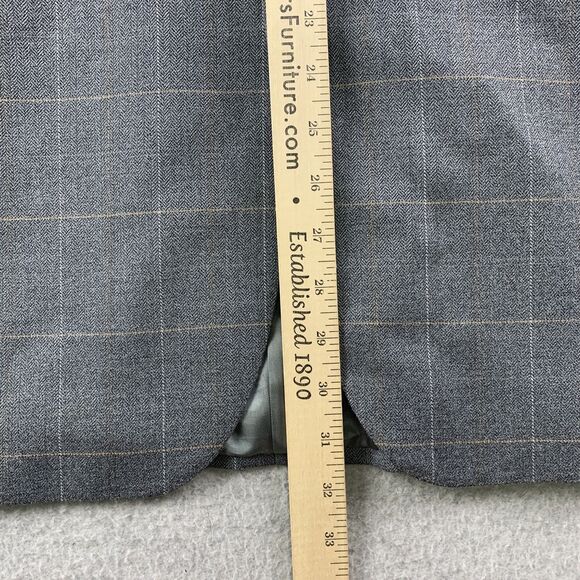 Burberry London Blazer Coat Mens 40 Long T Model Bond Street Silk Wool Blend - Picture 9 of 16